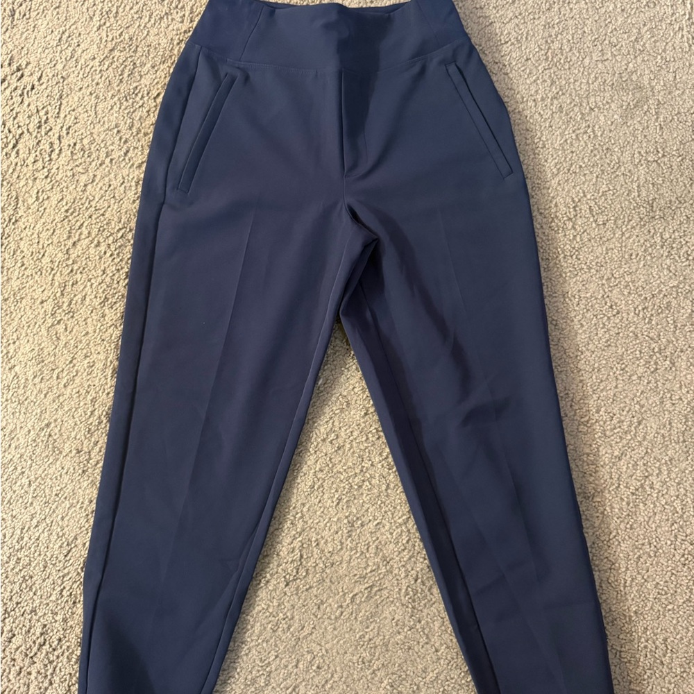 Athleta Dark Blue High-Waisted Pants